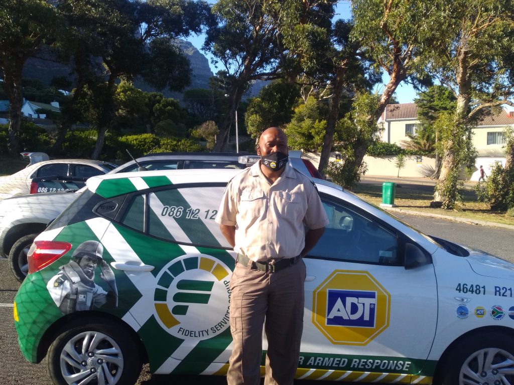 Fidelity's armed response officer