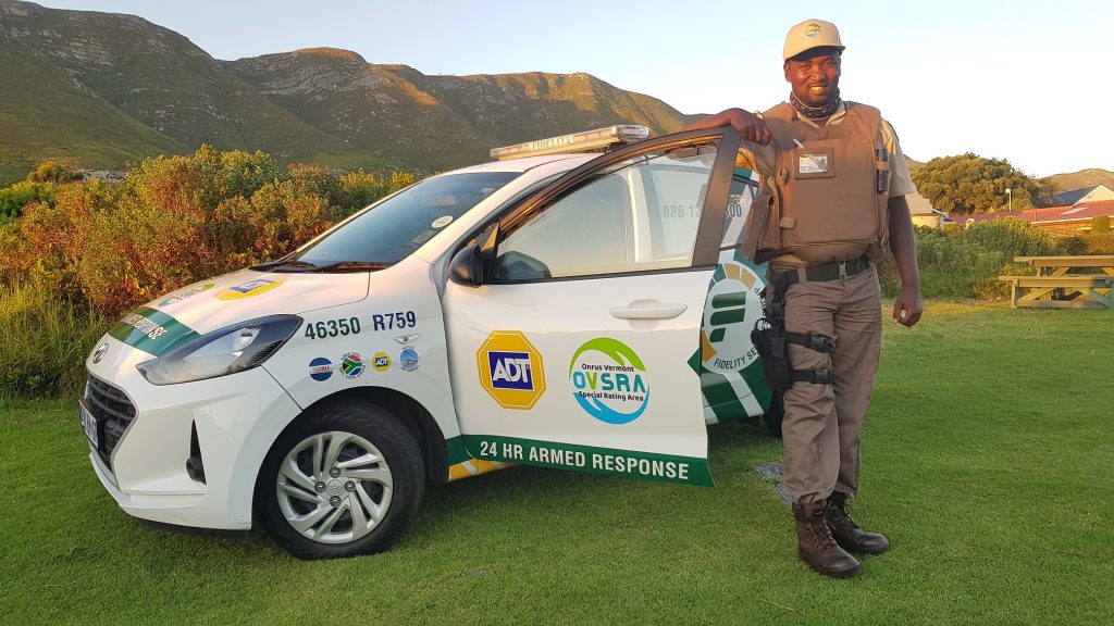 Fidelity's Armed response officer