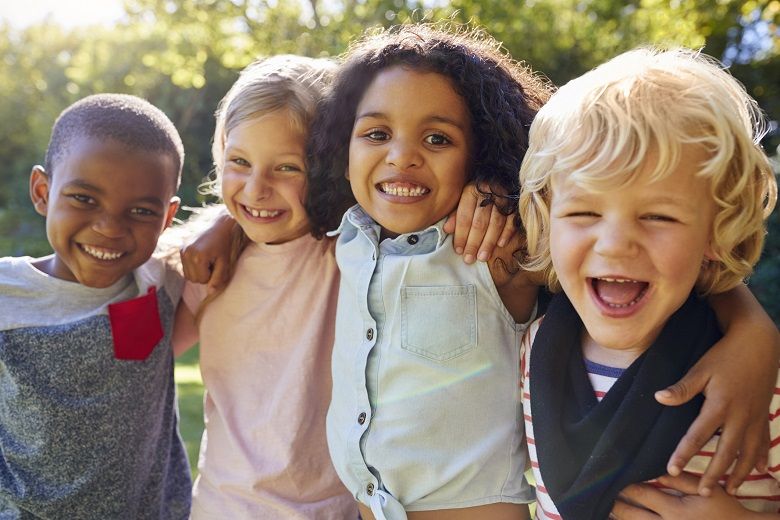 children laughing